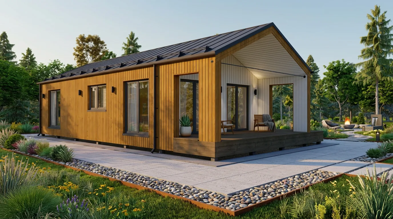 HYTTE 70.M темный фасад, вид 4
