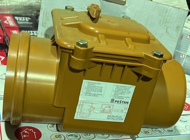 Обратный клапан наружной канализации; 160 мм купить в Санкт-Петербурге