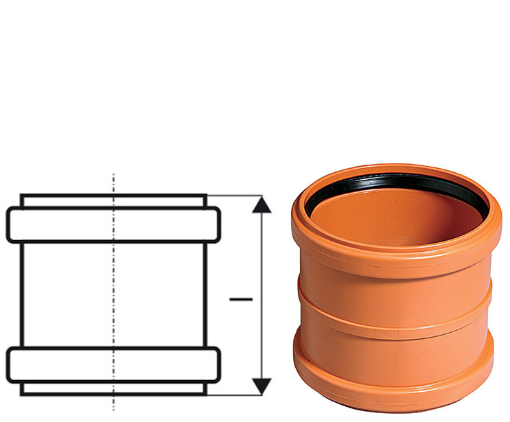 Муфта Ostendorf ремонтная наружная, KGU 110 купить в Санкт-Петербурге