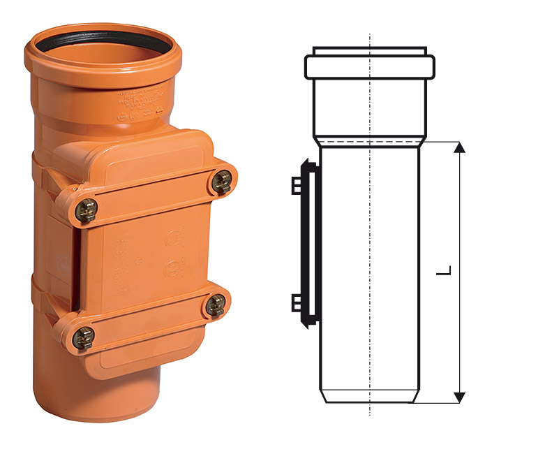 Ревизия Ostendorf, KGRE, наружная 110"20 купить в Санкт-Петербурге