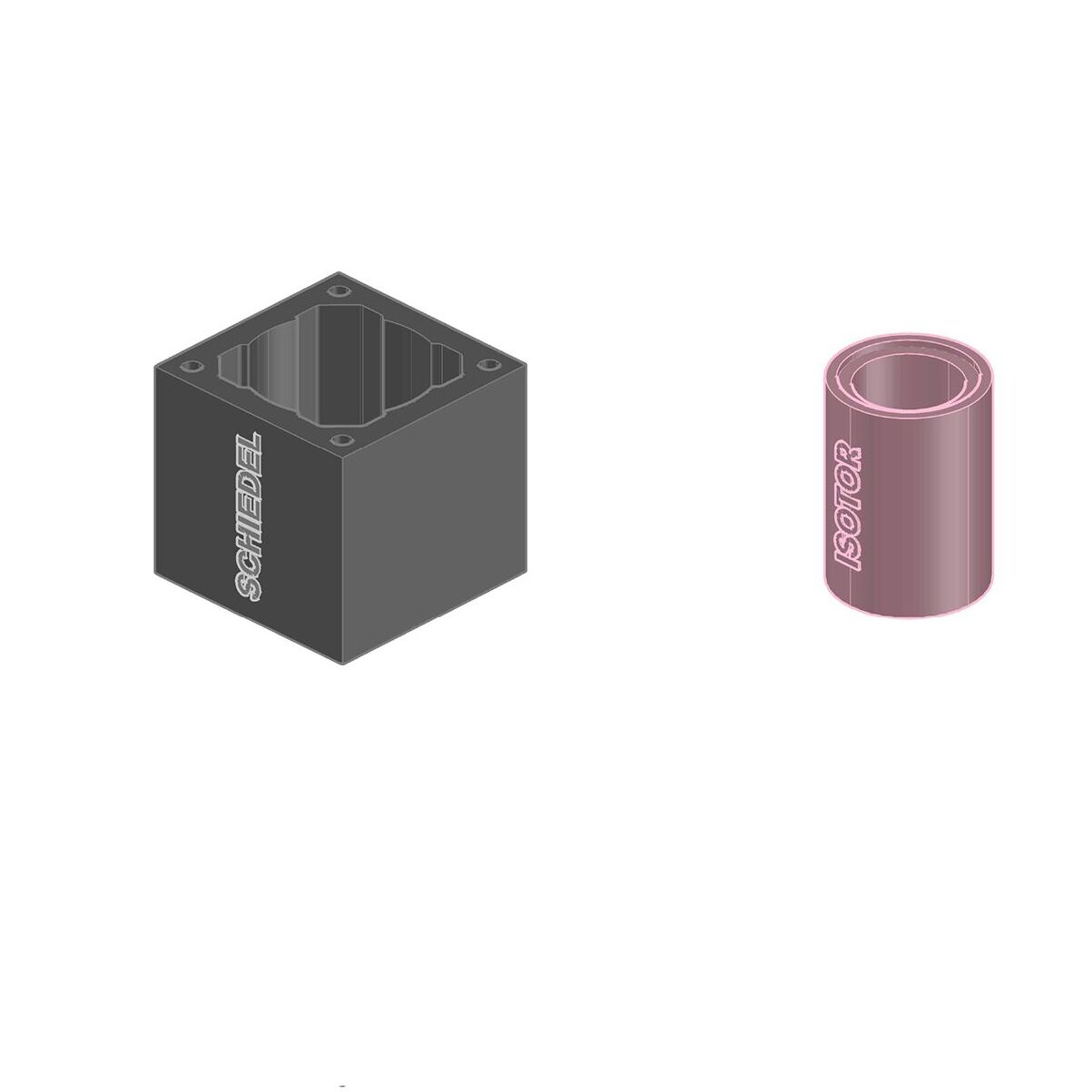 ISOTOR Комплект дымохода 0,33м Ø16см, Schiedel, серый