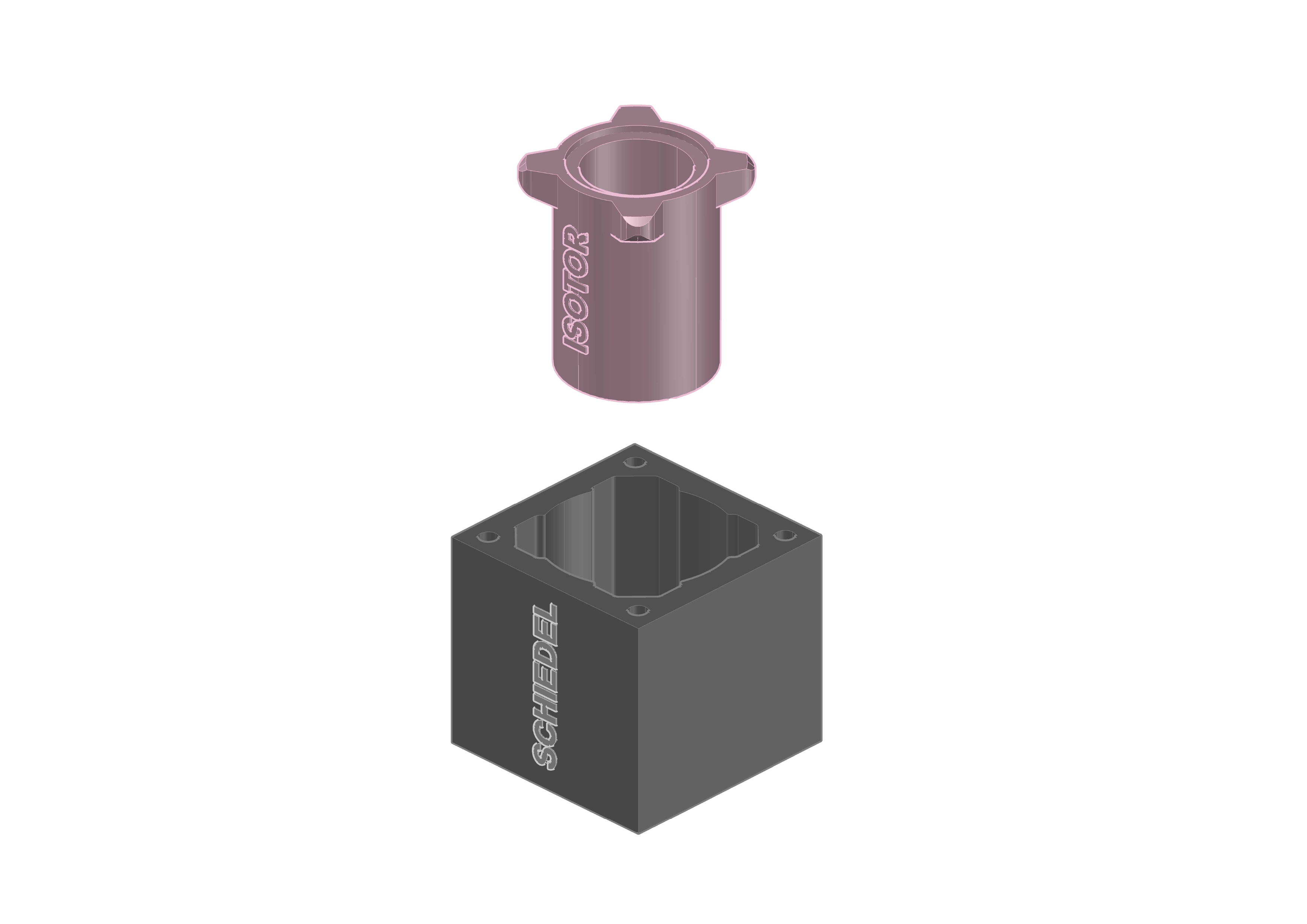 ISOTOR Комплект дымохода с диффузорами 0,33м Ø20см, Schiedel, чёрный