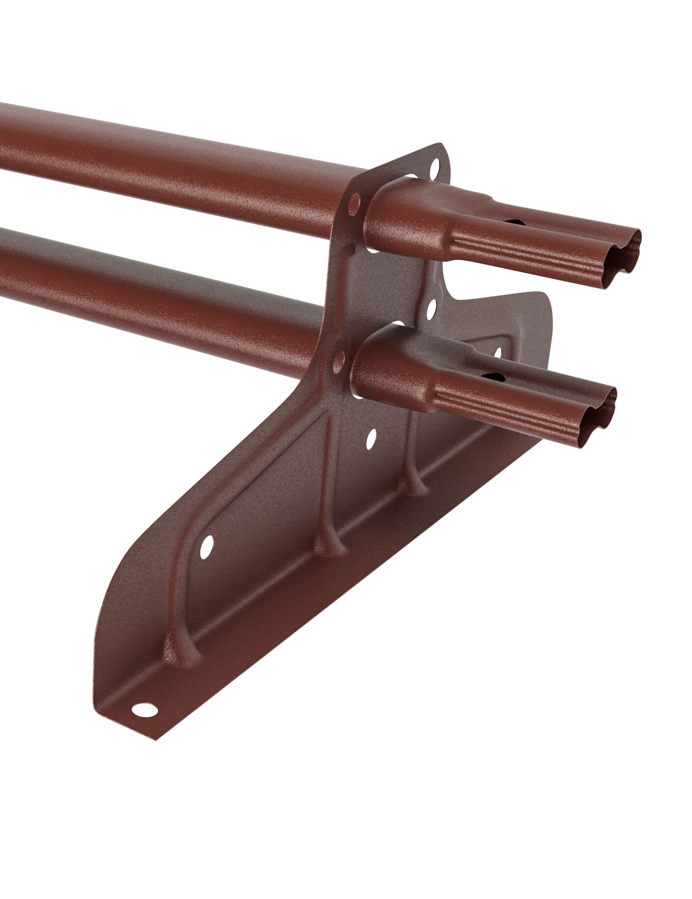 Опора снегозадержателя трубчатого AS для МЧ, оцинк., RAL8017 матовый купить в Санкт-Петербурге