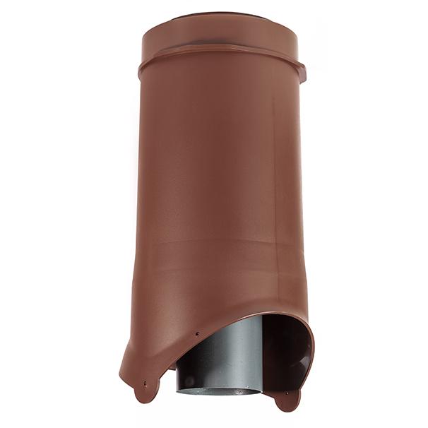 Krovent Pipe-VT IS Выход канализации 125/100 изол./<b>500</b> (изолированный), коричневый 