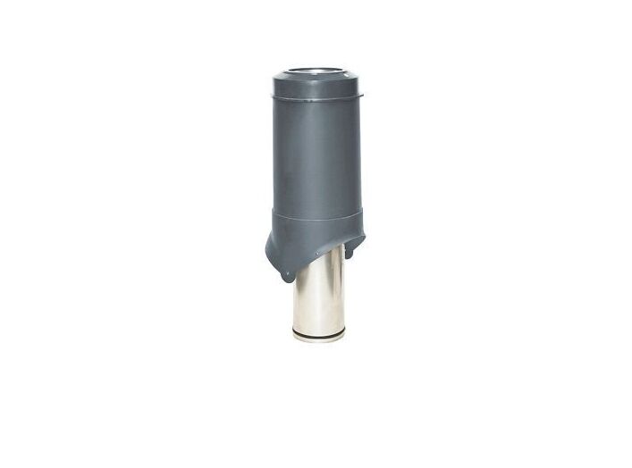 Krovent Pipe-VT IS Выход вентиляции 125/изол./500(изолированный), 7024 (серый) купить в Москве Krovent Pipe-VT IS Выход вентиляции 125/изол./500(изолированный), 7024 (серый)
