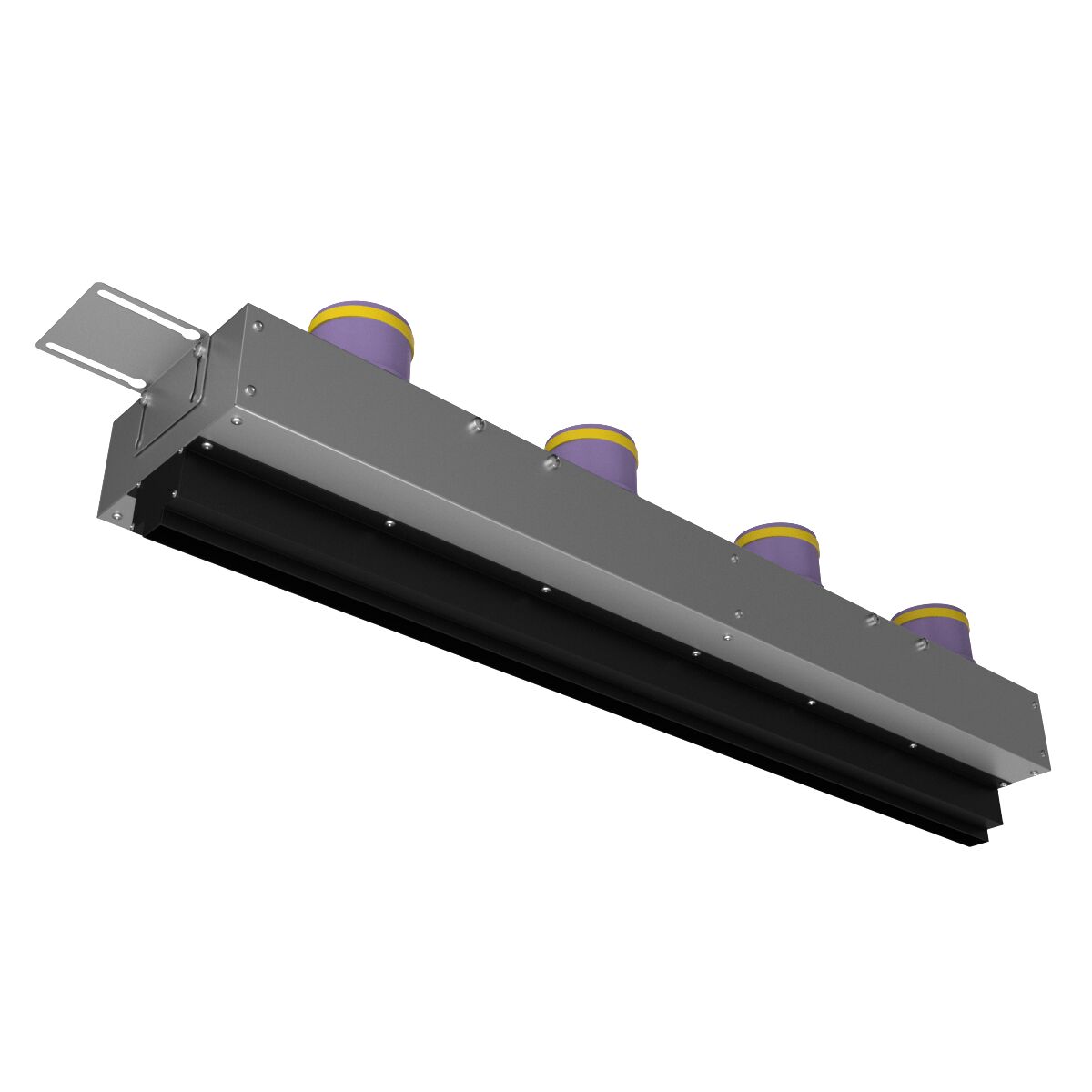 Щелевой диффузор в гипрок с КСД на 4 прямых выхода VPNDG/F 1000/75х4 Provent купить в Москве Щелевой диффузор в гипрок с КСД на 4 прямых выхода VPNDG/F 1000/75х4 Provent