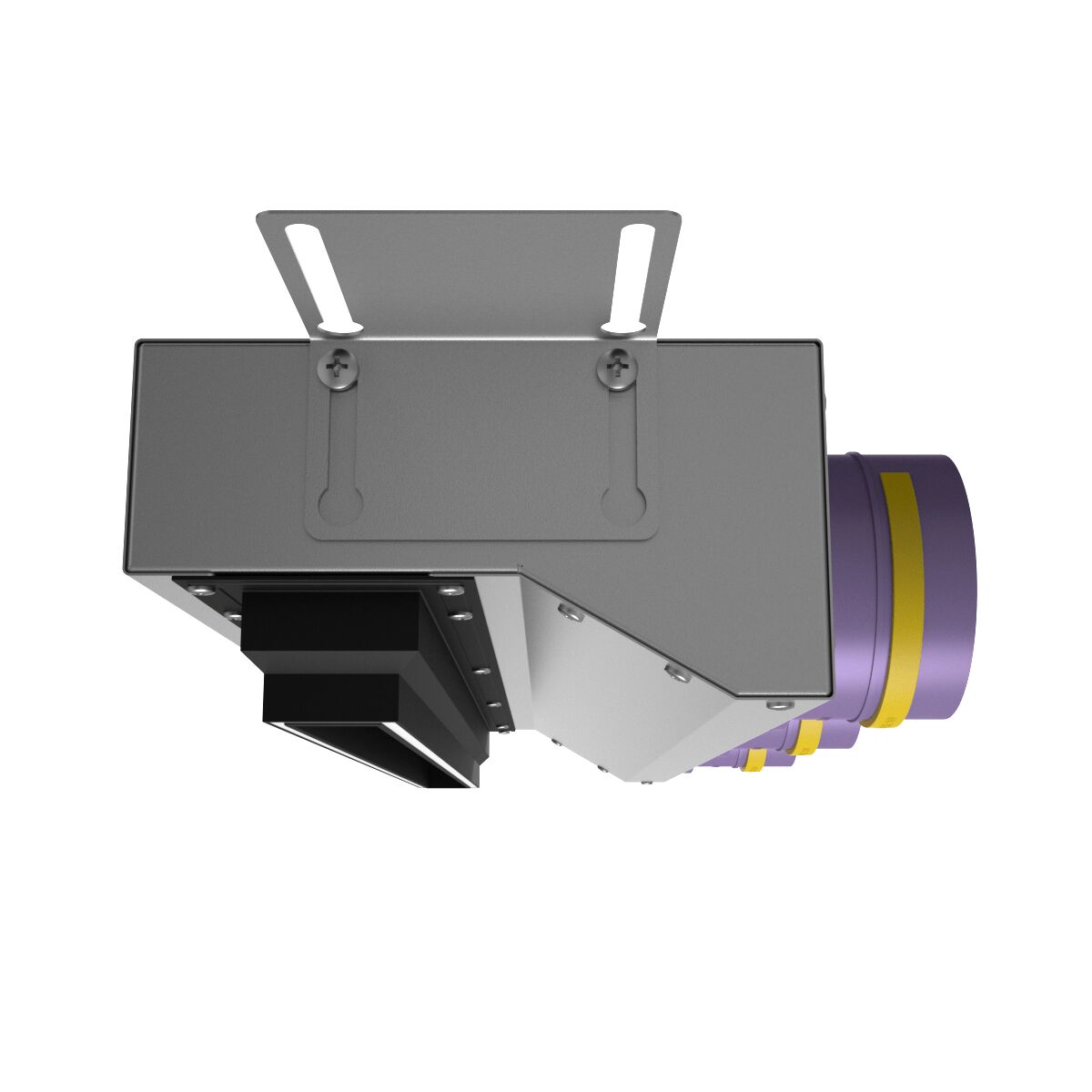 Компактный щелевой диффузор для натяжного потолка с КСД на 3 выхода VPNDU 500х25/75х3 Provent купить в Санкт-Петербурге