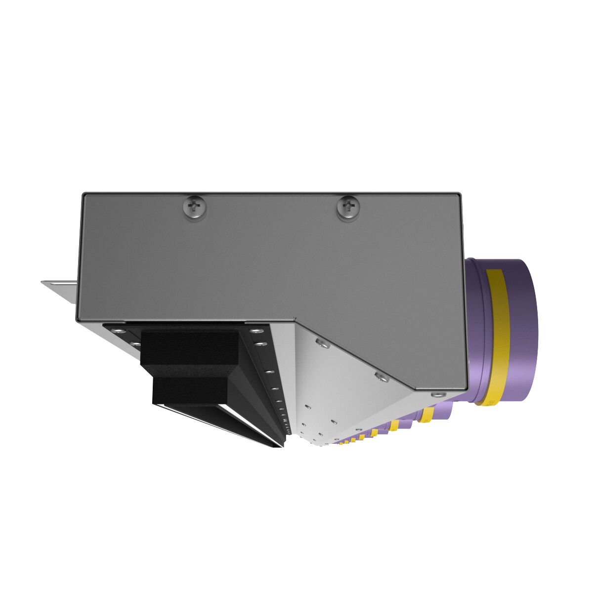 Компактный щелевой диффузор для гипрока с КСД на 8 выходов VPNDGU 2000х25/75х8 Provent купить в Санкт-Петербурге