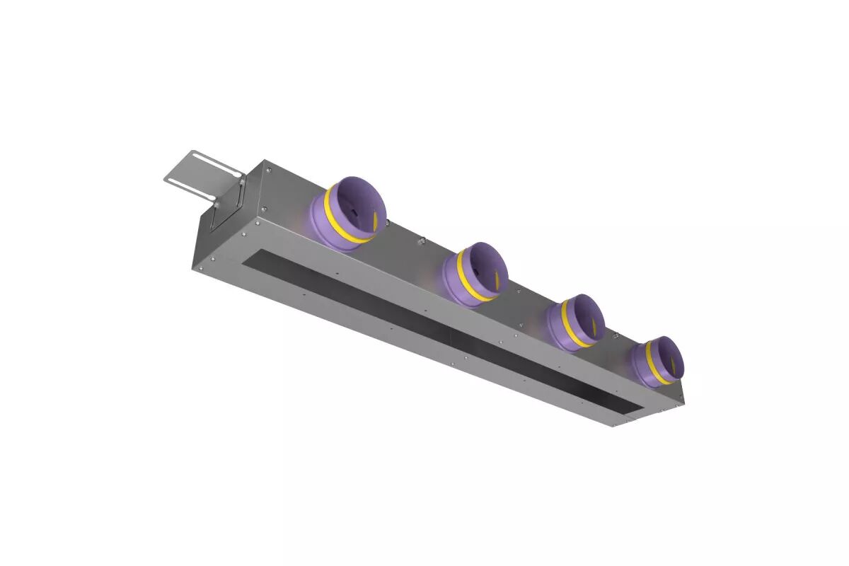 Щелевая КСД (адаптер) на 4 выхода VPN 1000х60/90х4 Provent купить в Санкт-Петербурге