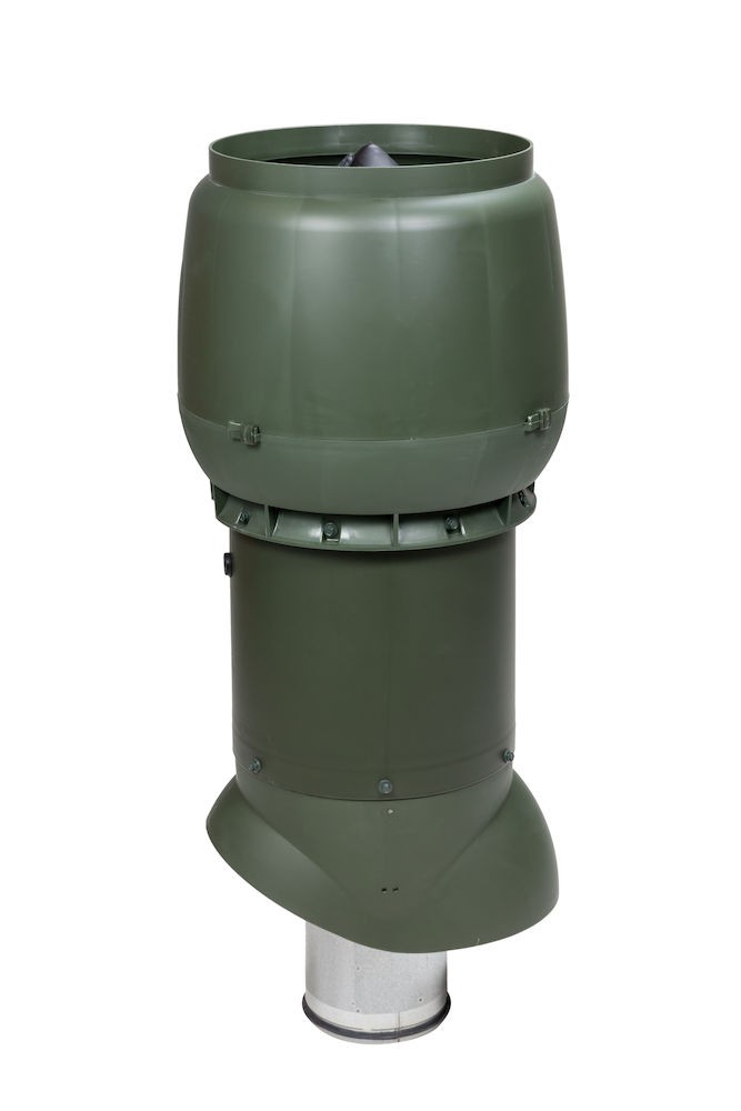 Теплоизолированный вентиляционный выход  XL-160/300/700 Vilpe, зеленый (аналог RR11, RAL6020)