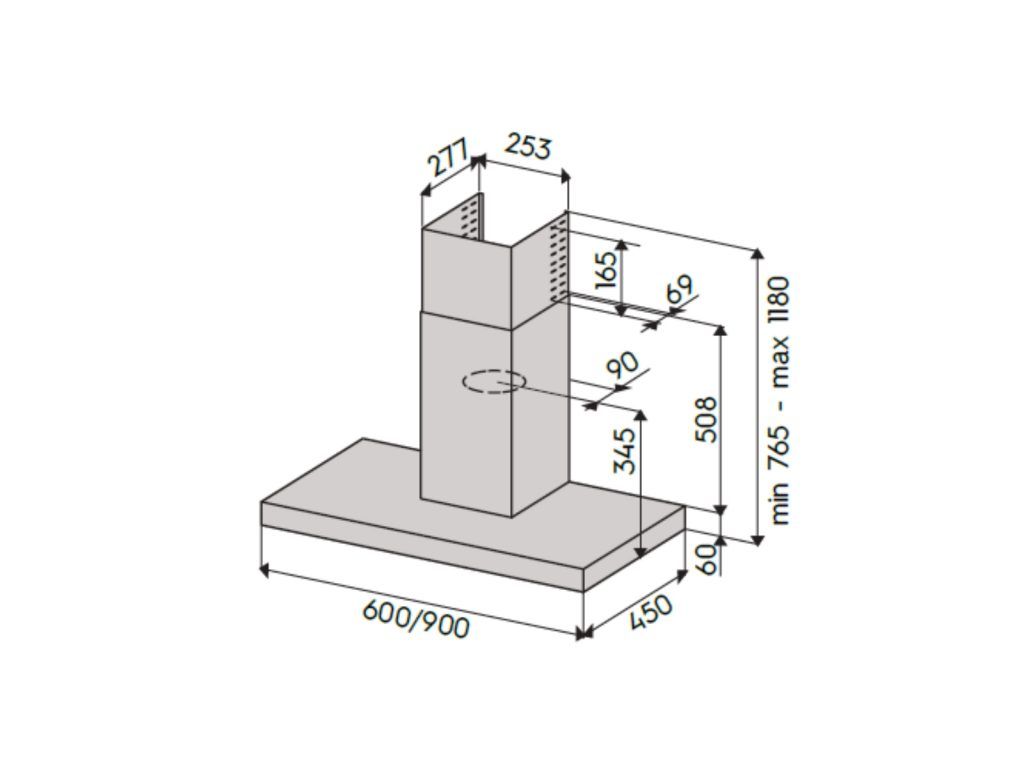 <b>CH-65 60cm SAVO inox</b><br>Premium<br><small style=