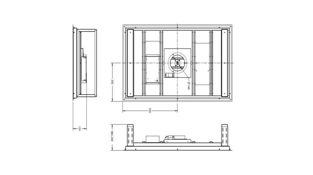 Кухонная вытяжка RH-95 110 cm SAVO inox