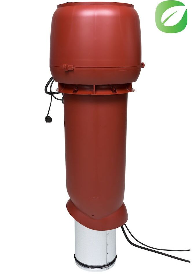 Р-ВЕНТИЛЯТОР ECo220/160/700 на постоянном токе Vilpe, красный (аналог RR29, RAL 3009)