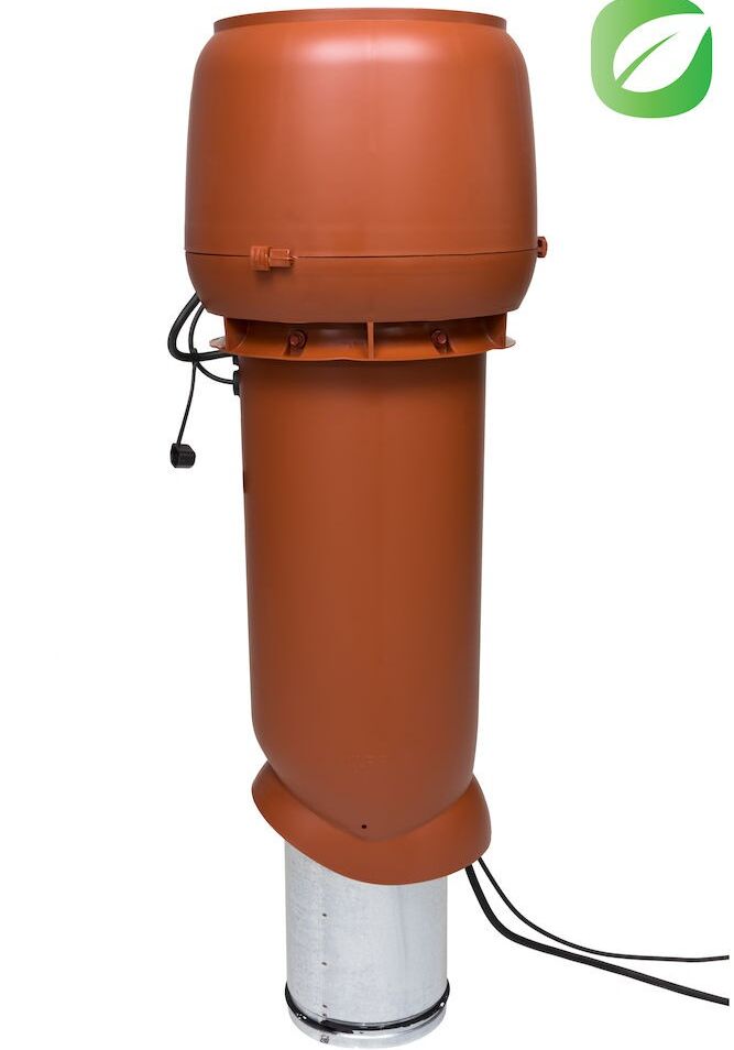 Р-ВЕНТИЛЯТОР ECo220/160/700 на постоянном токе Vilpe, кирпичный (аналог RR750, RAL8004)