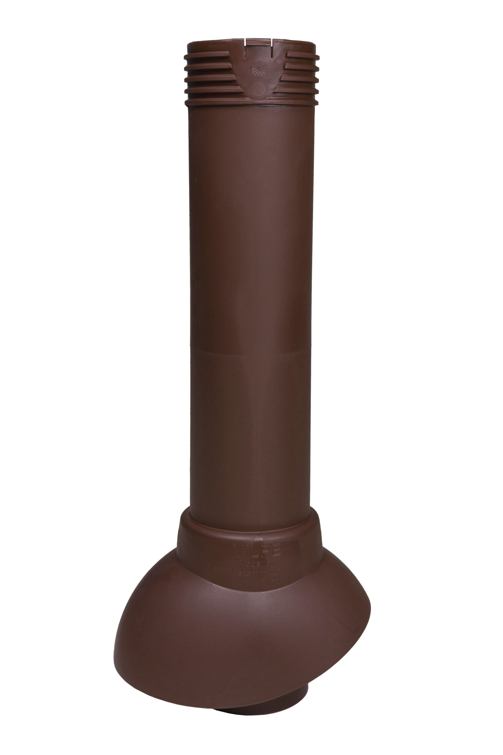 Вентиляционный выход канализации без утепления 110/500 Vilpe, шоколад (аналог RR779, RAL 4007)