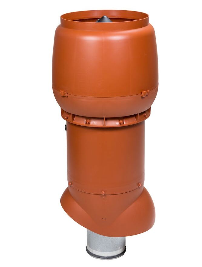 Теплоизолированный вентиляционный выход  XL-160/300/700 Vilpe, кирпичный (аналог RR750, RAL8004)