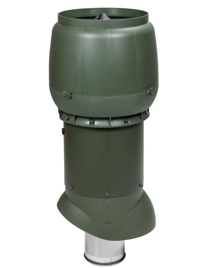 Теплоизолированный вентиляционный выход  XL-160/300/700 Vilpe, зеленый (аналог RR11, RAL6020)