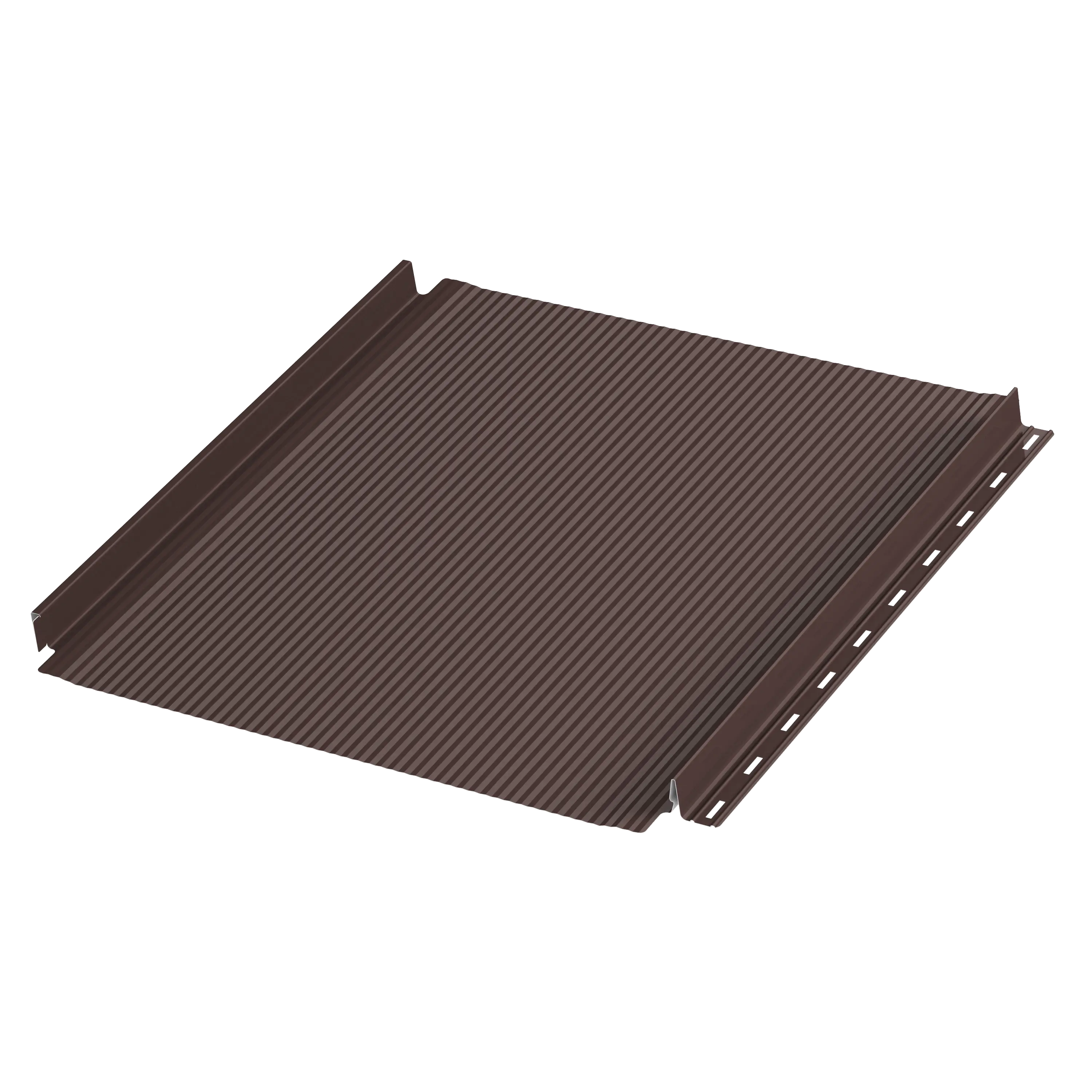 Фальцевая панель AQUACLICK Бриз 0.50мм Zn140 ПЭ без подгиба {длины по списку} купить в Санкт-Петербурге