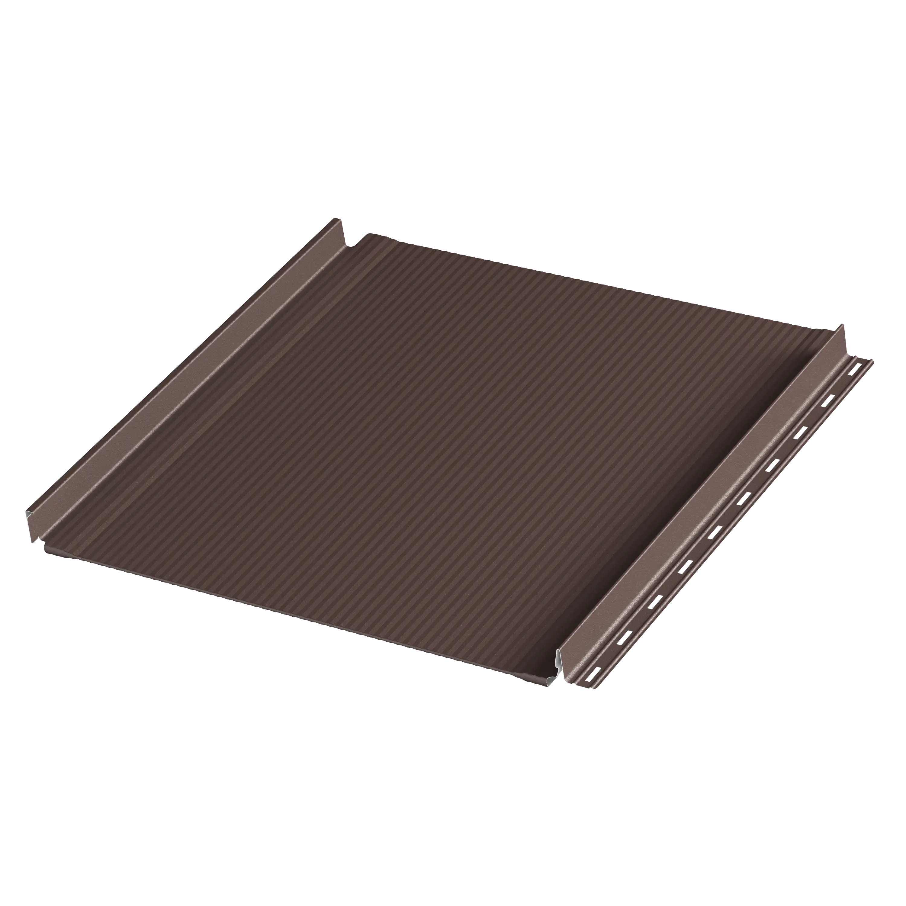 Фальцевая панель AQUACLICK Бриз 0.50мм Zn180 Rooftop Бархат с подгибом {длины по списку} купить в Санкт-Петербурге