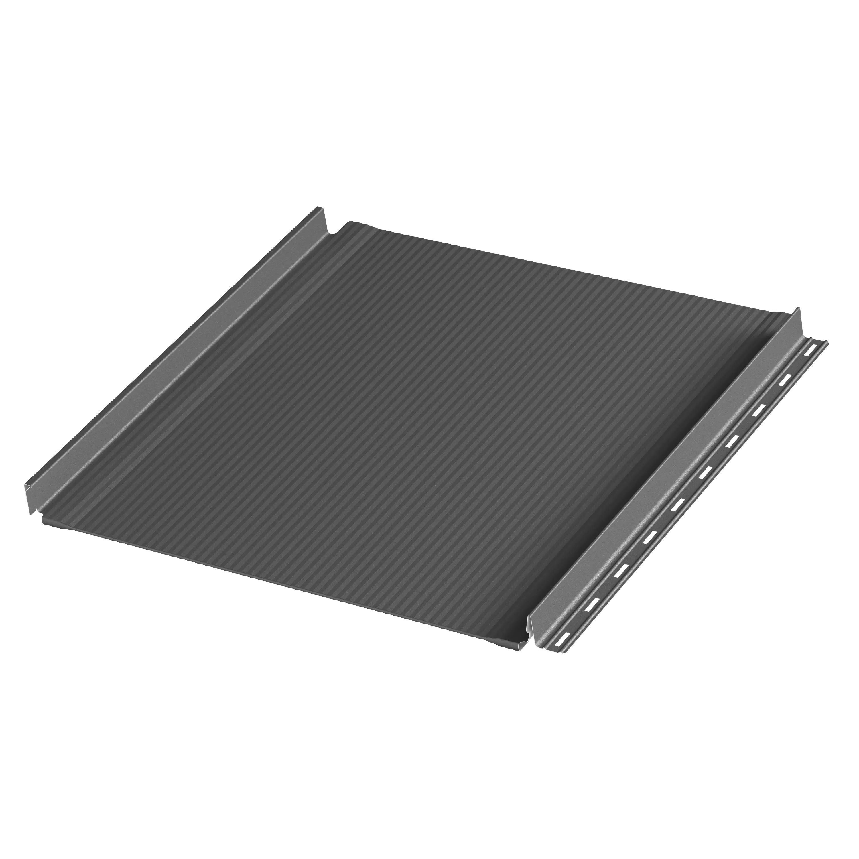 Фальцевая панель AQUACLICK Бриз 0.50мм Zn180 Rooftop Бархат с подгибом {длины по списку} купить в Санкт-Петербурге