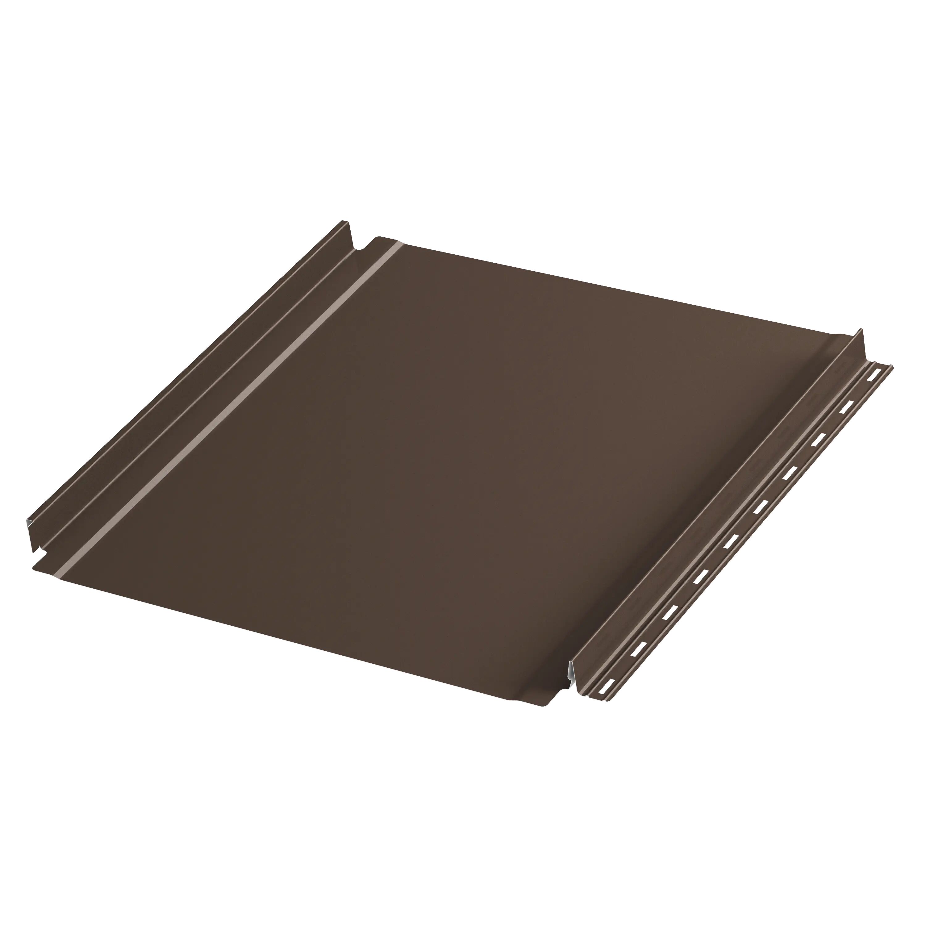 Фальцевая панель AQUACLICK Эталон 0.50мм Zn140 ПЭ без подгиба {длины по списку} купить в Санкт-Петербурге