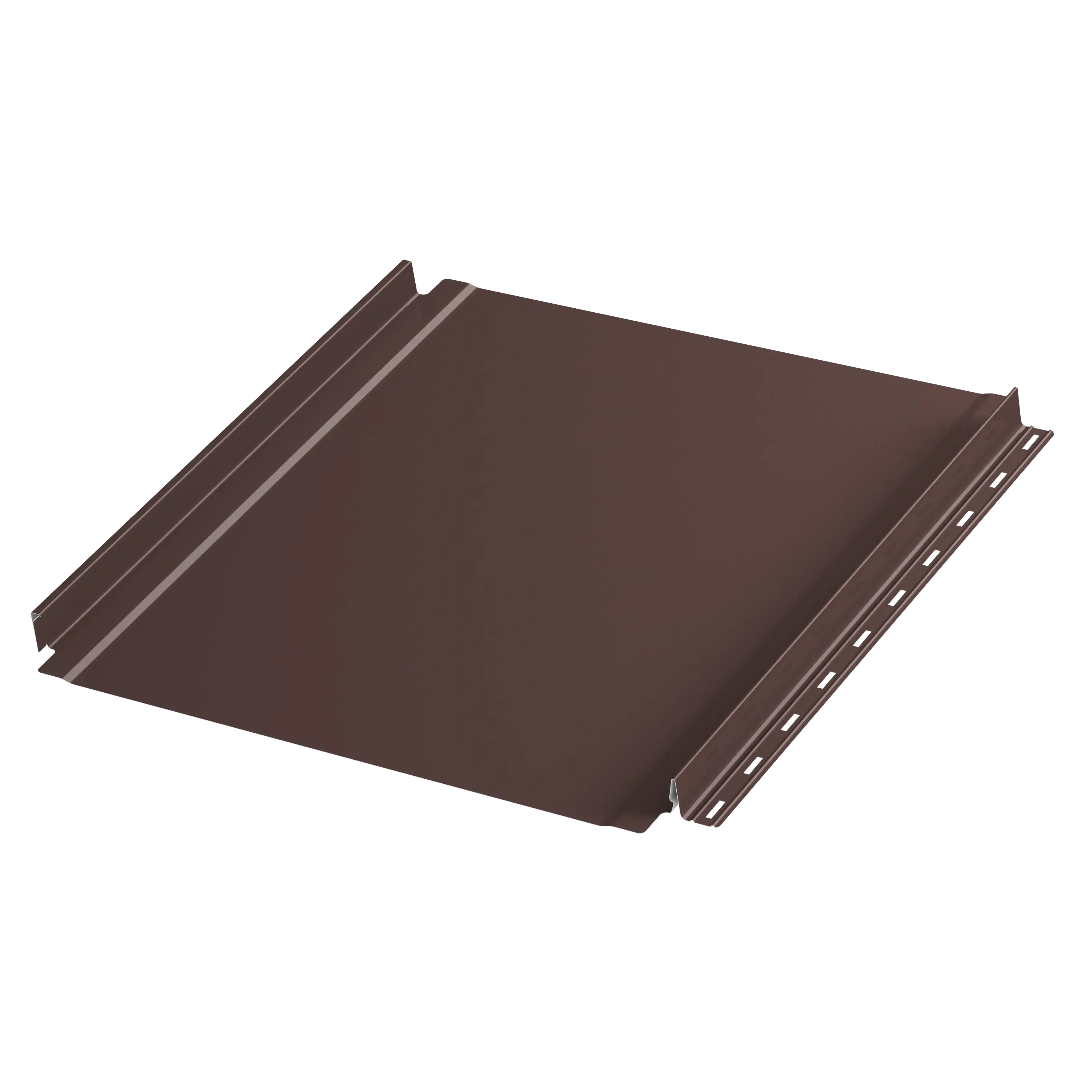 Фальцевая панель AQUACLICK Эталон 0.50мм Zn140 ПЭ без подгиба {длины по списку} купить в Санкт-Петербурге