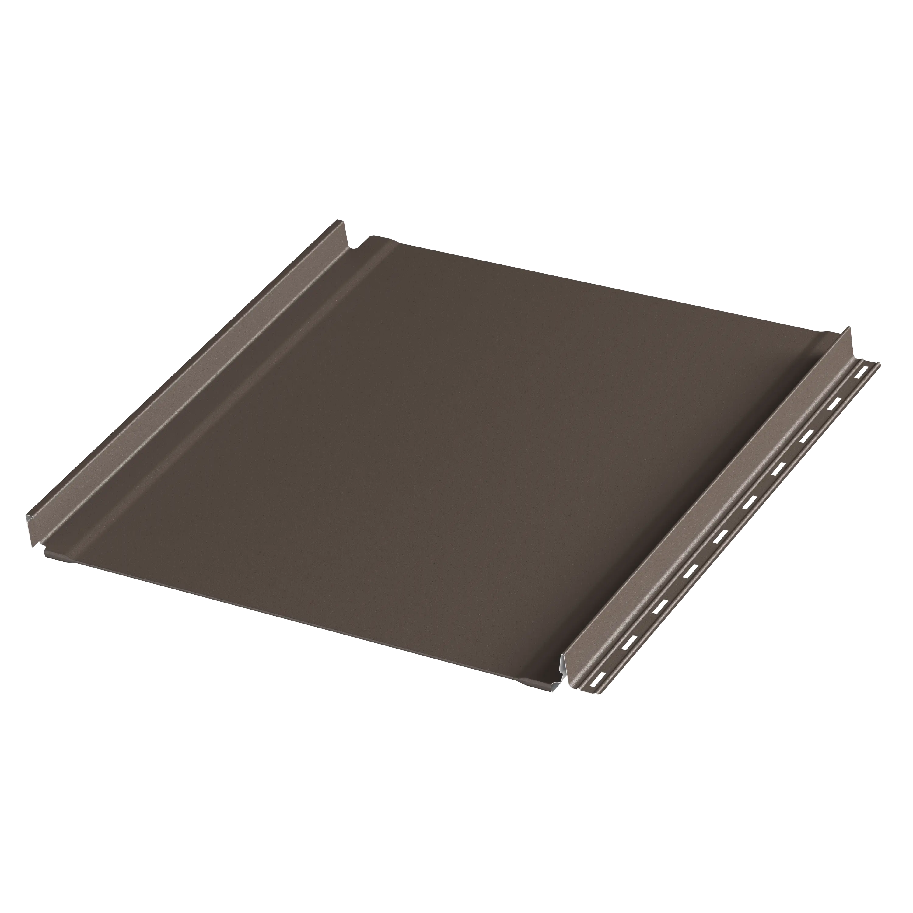 Фальцевая панель AQUACLICK Эталон 0.50мм Zn180 Rooftop Бархат с подгибом {длины по списку} купить в Санкт-Петербурге