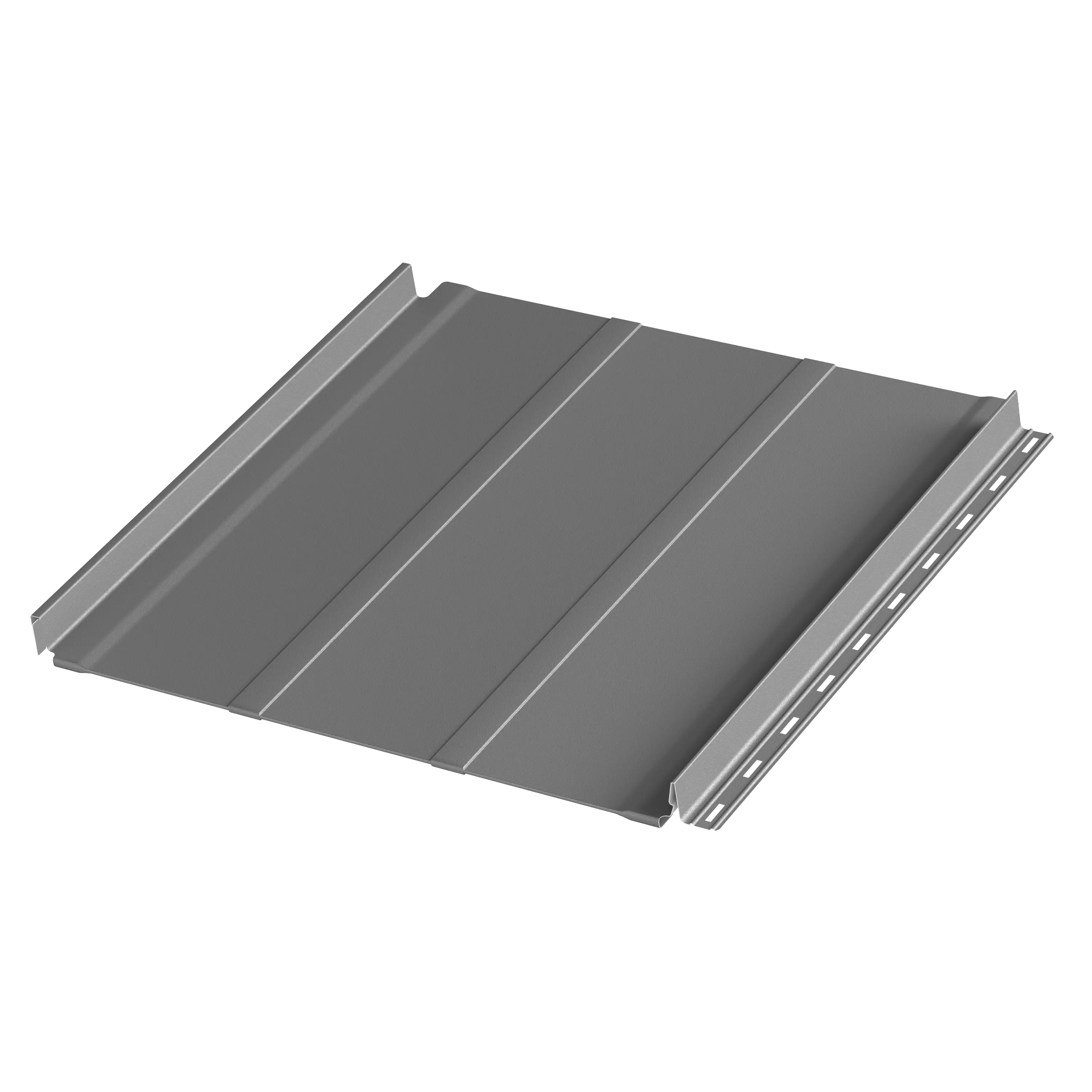 Фальцевая панель AQUACLICK Силуэт-2 0.50мм Zn180 Rooftop Бархат с подгибом {длины по списку} купить в Санкт-Петербурге