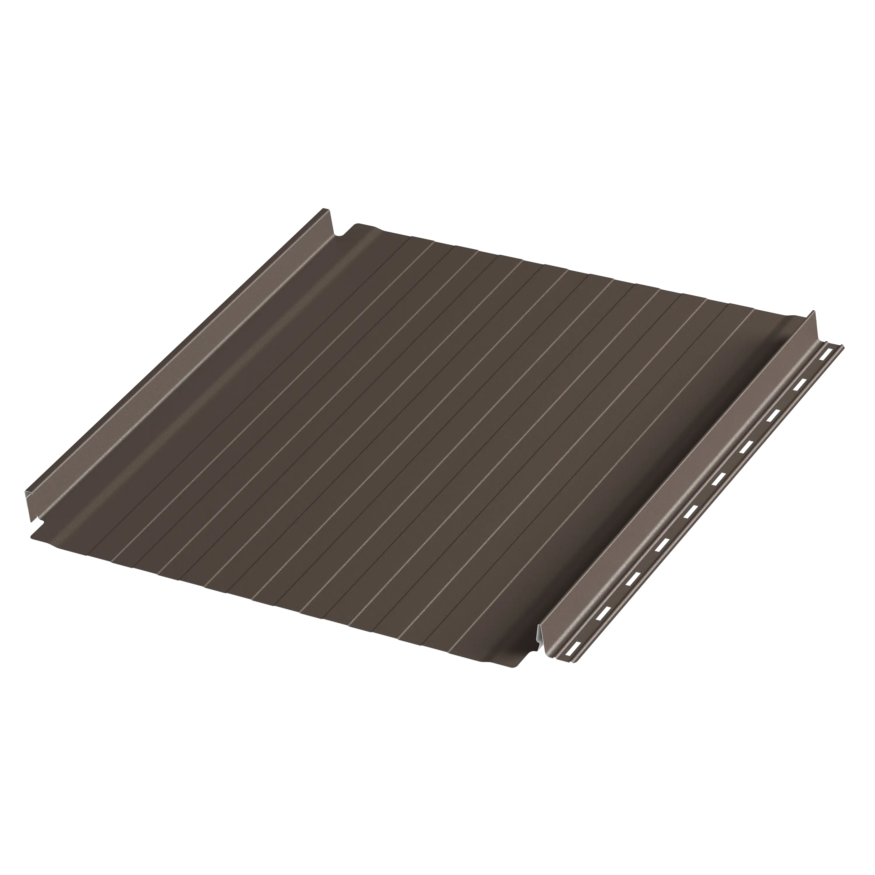 Фальцевая панель AQUACLICK Силуэт-8 0.50мм Zn180 Rooftop Бархат без подгиба {длины по списку} купить в Санкт-Петербурге