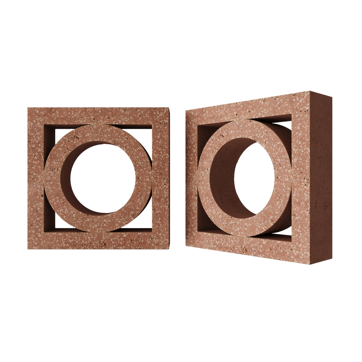 Блок архитектурный шлифованный Pipe (Пайп)-70 LUX 250х250мм Nokkel купить в Санкт-Петербурге