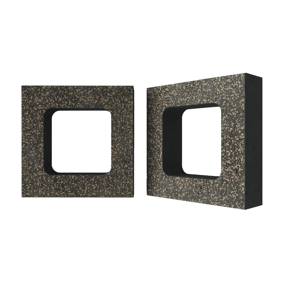 Блок архитектурный шлифованный Cube (Куб)-50 LUX 250х250мм Nokkel купить в Санкт-Петербурге