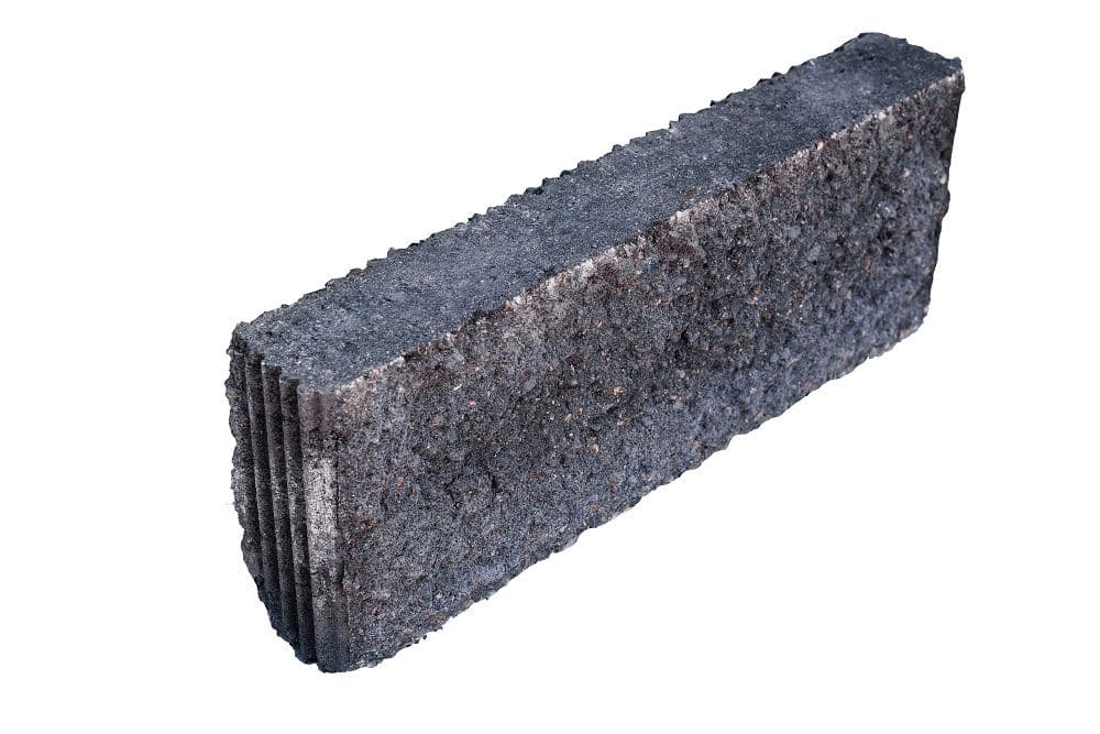 СКЦ-2Л-11 Камень бетонный стеновой колотый облицовочный Стандарт (гладкий) черный 240шт/пд купить в Санкт-Петербурге