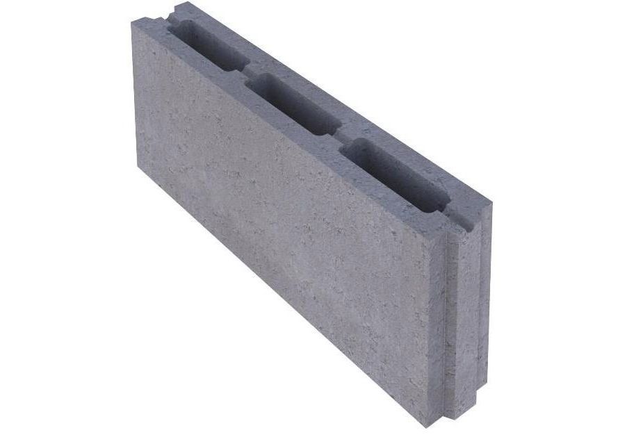 СКЦ-2Р-21 Камень бетонный стеновой перегородочный Стандарт (гладкий) серый 120шт/пд купить в Санкт-Петербурге