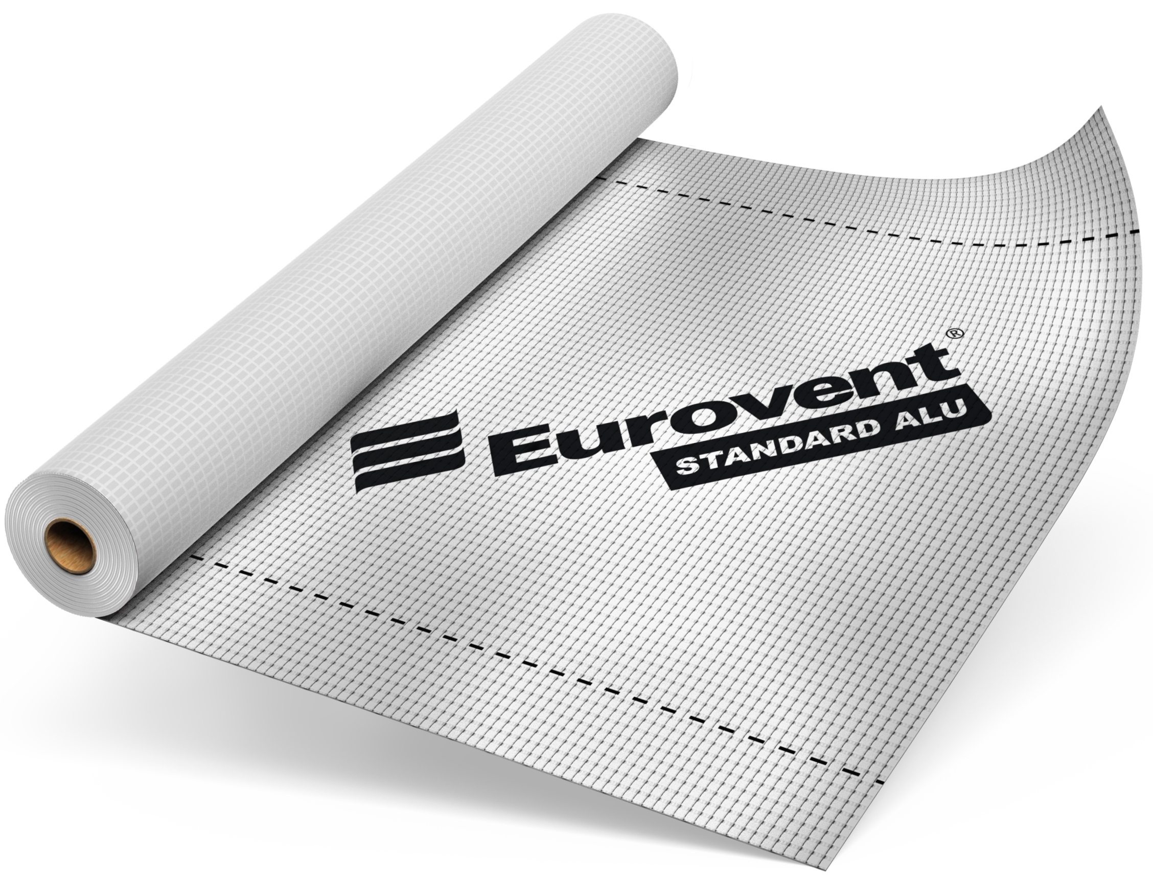 Теплоотражающая армированная пароизоляция Eurovent Standart Alu 90 1,5м 75м2, Пароизоляционная плёнка Eurovent Standart Alu 90, 1,5х50м