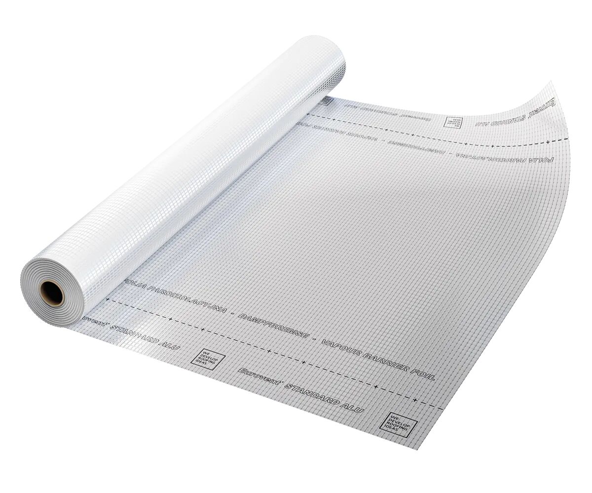 Теплоотражающая пароизоляция Eurovent Standart Alu 180 1.5х50м 75м2 купить в Москве