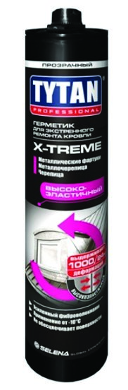 Герметик Tytan Professional Х-Treme 310 мл для экстренного ремонта кровли