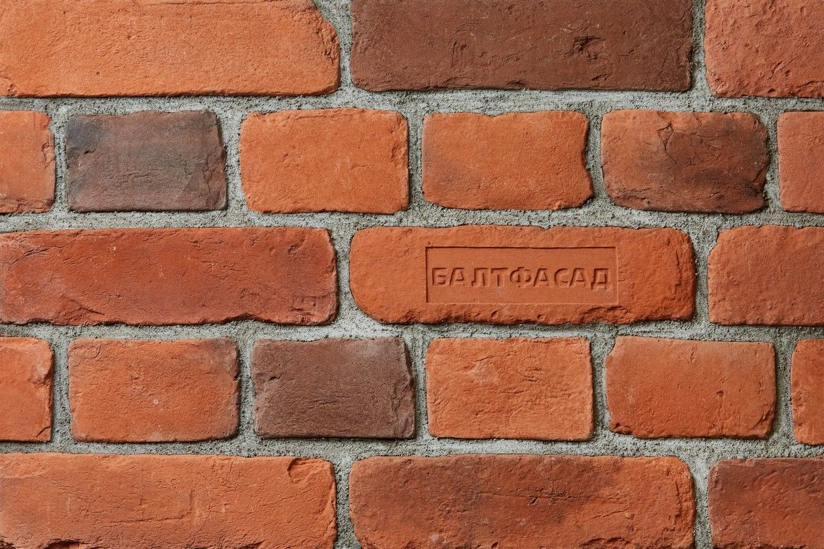 Искусственный камень кирпич СТАРЫЙ 106-1042 (комплект) купить в Санкт-Петербурге