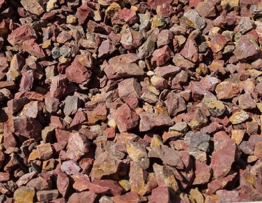 Крошка из яшмы красный 10-20мм Camonica купить в Санкт-Петербурге