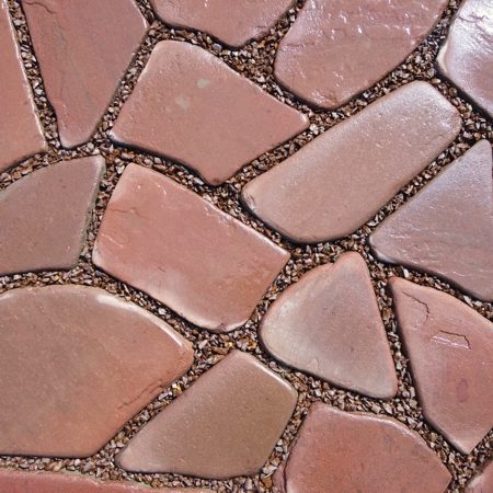 Песчаник красный обожженный, рваный край, галтованный 35-45 мм купить в Санкт-Петербурге