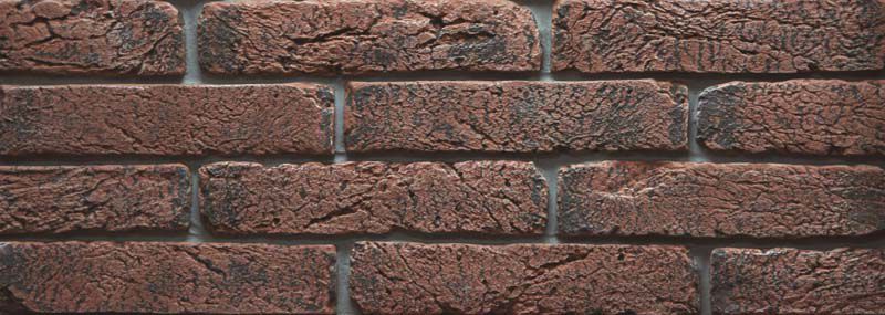 Искусственный камень Старый кирпич 295х65мм коричневый 1.06м2 CraftStone купить в Санкт-Петербурге