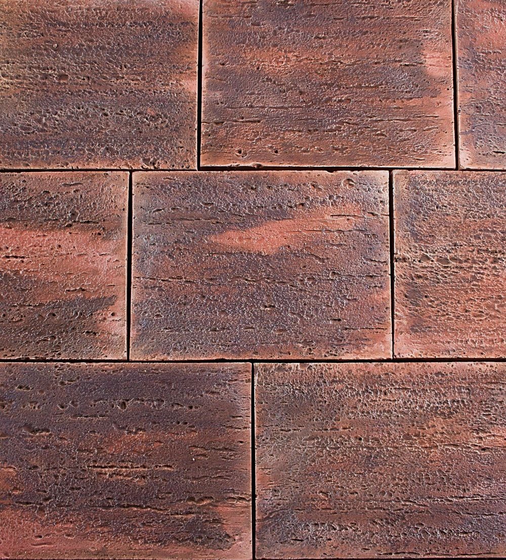 Искусственный камень Травертин 390х292мм красный 0.96м2 CraftStone купить в Санкт-Петербурге