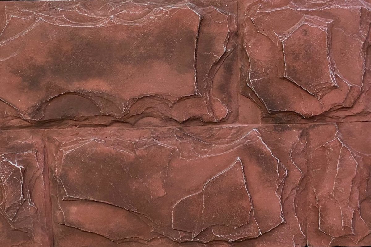 Искусственный камень Сланец 400х200мм красный 0.96м2 CraftStone купить в Санкт-Петербурге