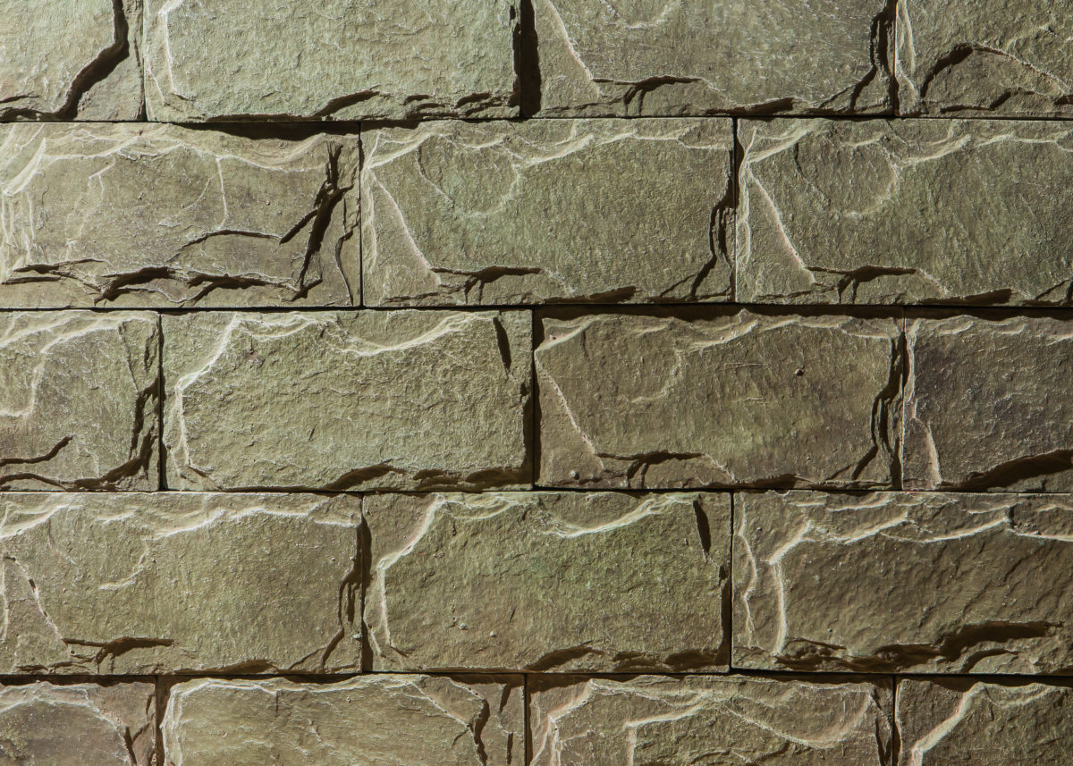 Искусственный камень Сланец мини 195х95мм зеленый 1м2 CraftStone купить в Санкт-Петербурге
