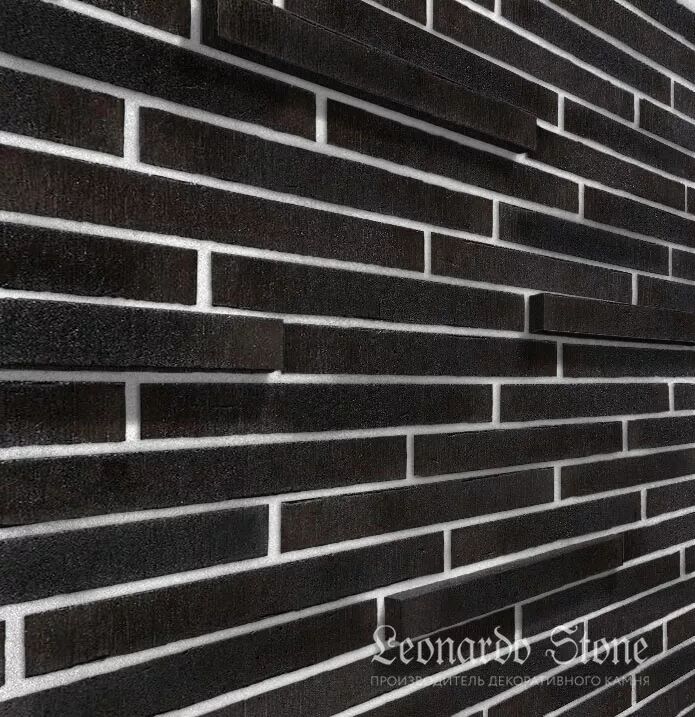 Leonardo Stone Искусственный камень Плоскость Сиэтл 3D цвет708/1 0,28м2/уп, 708/1 (чёрный)