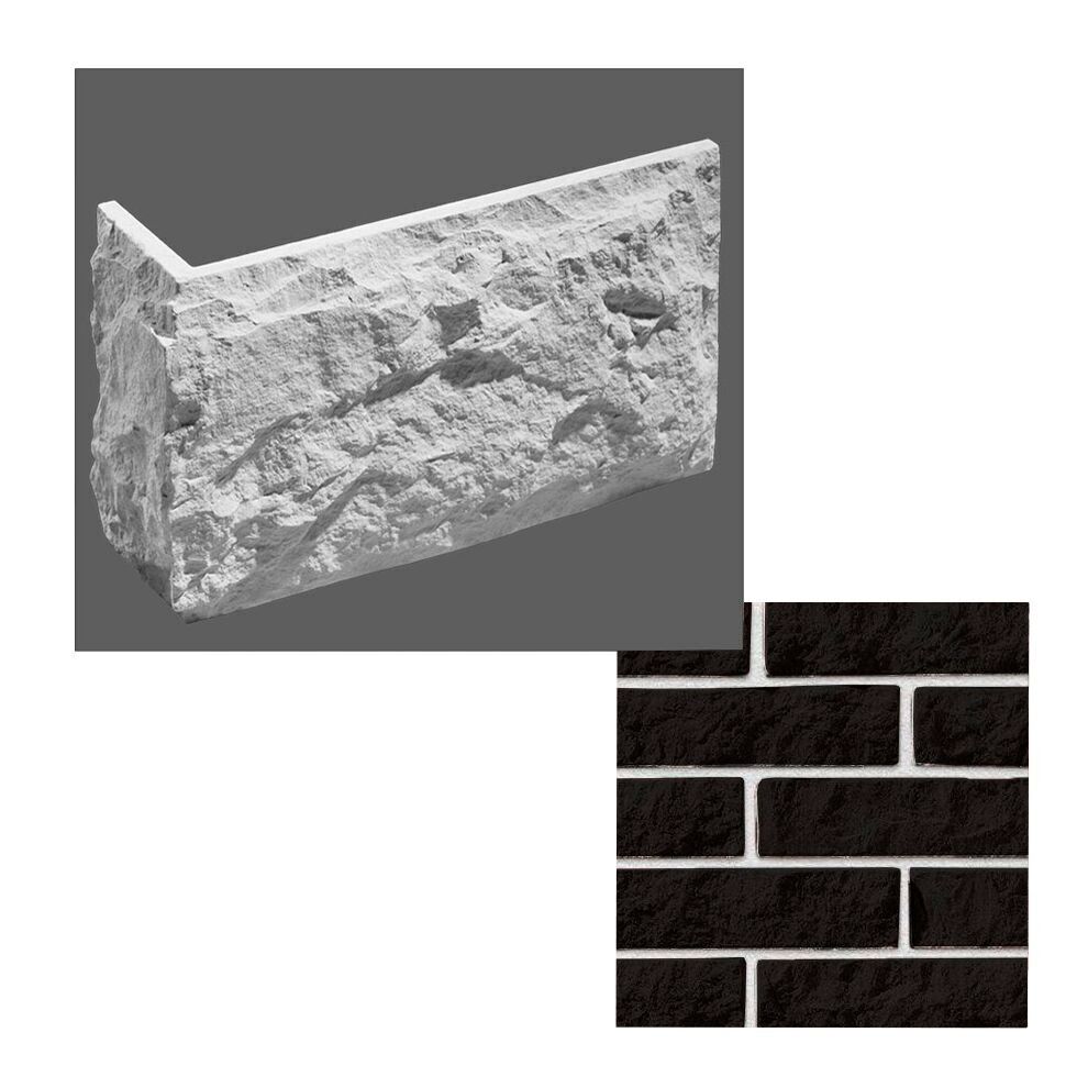 Leonardo Stone Искусственный камень Углы Неаполь цвет708/1 1,3мп/уп, 708/1 (чёрный)