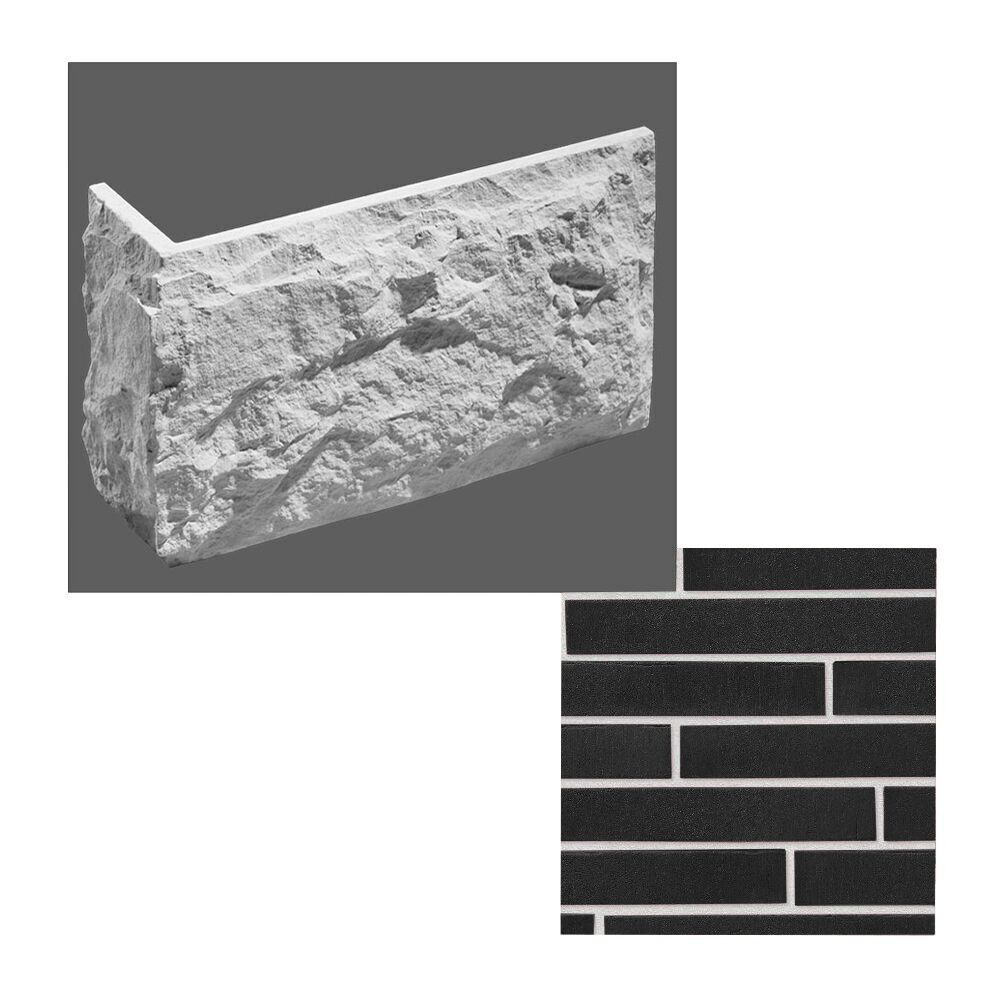 Leonardo Stone Искусственный камень Углы Сиэтл цвет708/1 0,96мп/уп, 708/1 (чёрный)