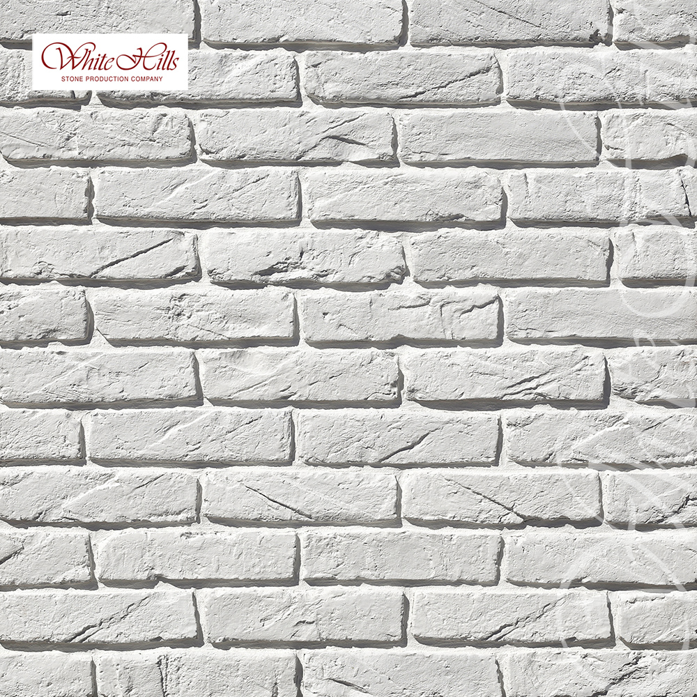 Искусственный камень 390-00 Тироль Брик 1.2м2/уп White Hills купить в Санкт-Петербурге