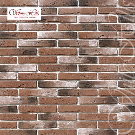 Остия Брик (Ostia Brick) 290*50*17-20 декоративный кирпич 381-70, Искусственный камень 381-70 Остия Брик 0.37м2/уп White Hills