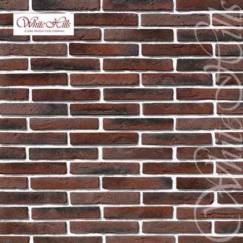 Остия Брик (Ostia Brick) 290*50*17-20 декоративный кирпич 381-40, Искусственный камень 381-40 Остия Брик 0.37м2/уп White Hills