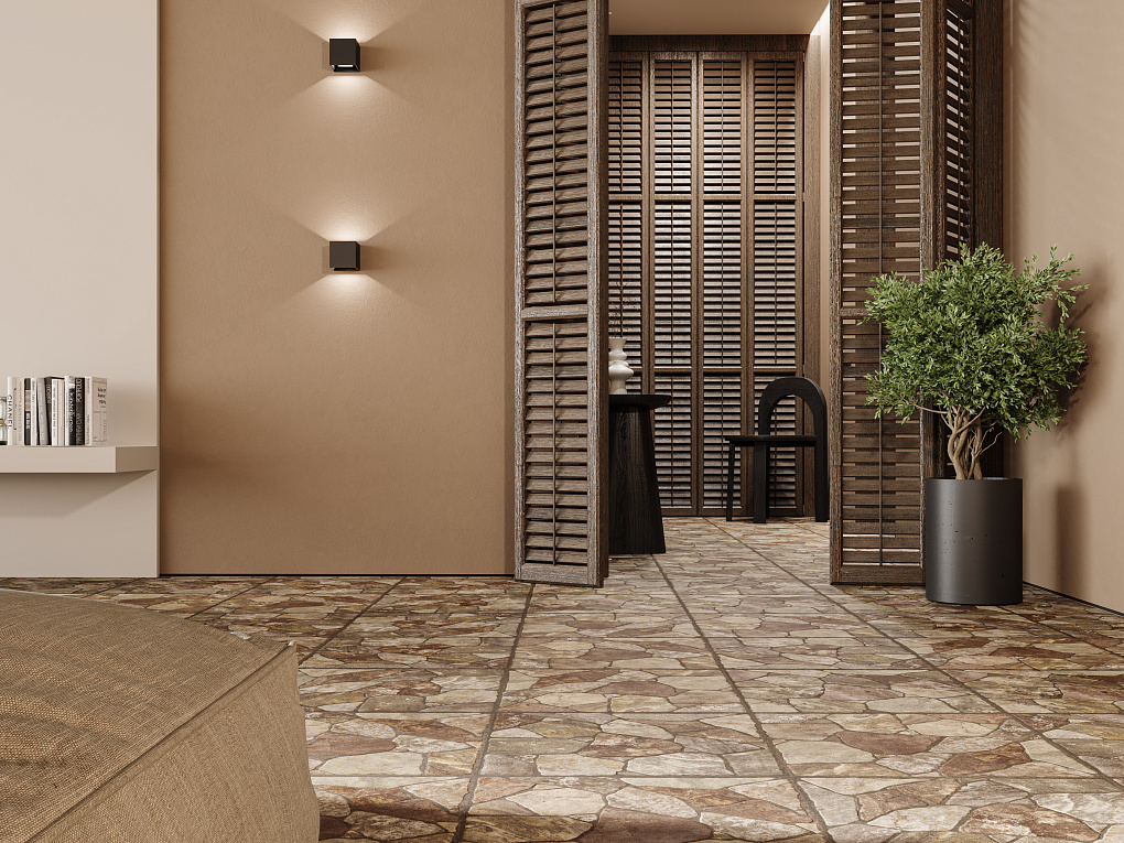 Керамогранит Gracia Ceramica Camelot beige PG 03 камень 450х450х8мм 1,62м2/8шт/уп купить в Санкт-Петербурге